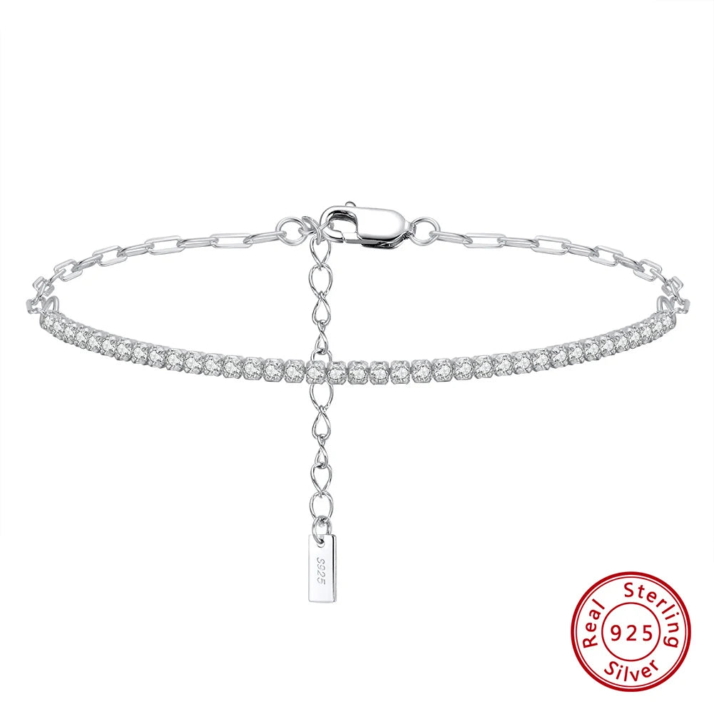 WINNIE | Gold Plated Sterling Silver Tennis Bracelet